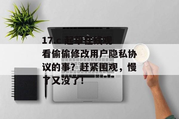 17.c 起草在线观看偷偷修改用户隐私协议的事？赶紧围观，慢了又没了！